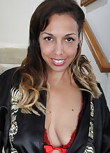 Horny And Exotic Josephine Noelle Looking Great In Her Hot Red Thong