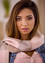 Mature Mexican babe Frida Sante gives an up close and personal look at her tiny pussy.
