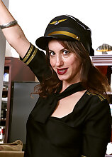 Captain Sophya Love takes off