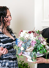When he brought flowers for his stepmom Daisy Key, he knows he will get her pussy in return!
