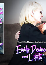 Hot 22 year old babe Lillith gets seduced by her 59 year old step grandma Emily Devine