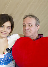 19 year old girl Veronica Morre gets fucked by an old man