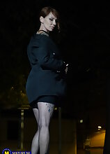 Emma Rubis is a hot French MILF that has hardcore sex with a younger man in a private club
