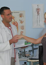 Mature.nl - Blonde mom Kathy Sweet visits the doctor and leaves with a wet pussy!