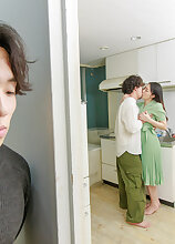 Mature.nl - Megumi Satuki is a Japanese MILF who cheats on her husband with a strapping young lad