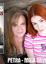 Mature.nl - Three generations of lesbians get wet on the couch
