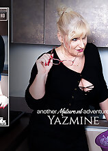 Mature.nl - Cooking toyboy gets seduced by curvy big butt grandma Yazmine