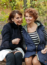Mature.nl - Running toyboy has the best threesome with horny grannies Danny and Romana