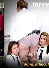 Mature.nl - The evil stepmoms are back and now they are the kinkiest teachers young Maya and her friend Aurora S