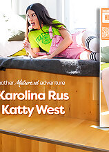 Mature.nl - MILF Karolina Russ seduces her naughty stepdaughter in the afternoon